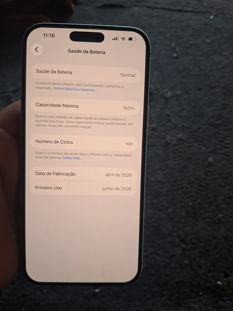 Iphone 17 pro max Silver 256( Caixa,cabo original e na garantia até junho 27) - Foto 4