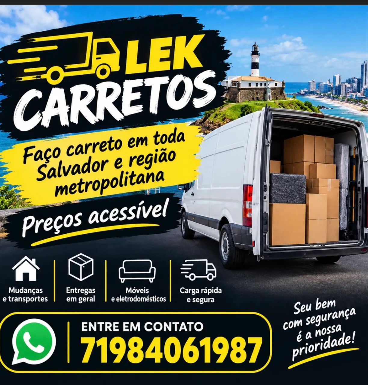 Serviço de carreto e mudança 