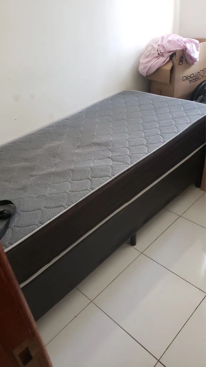 Cama Box solteiro 