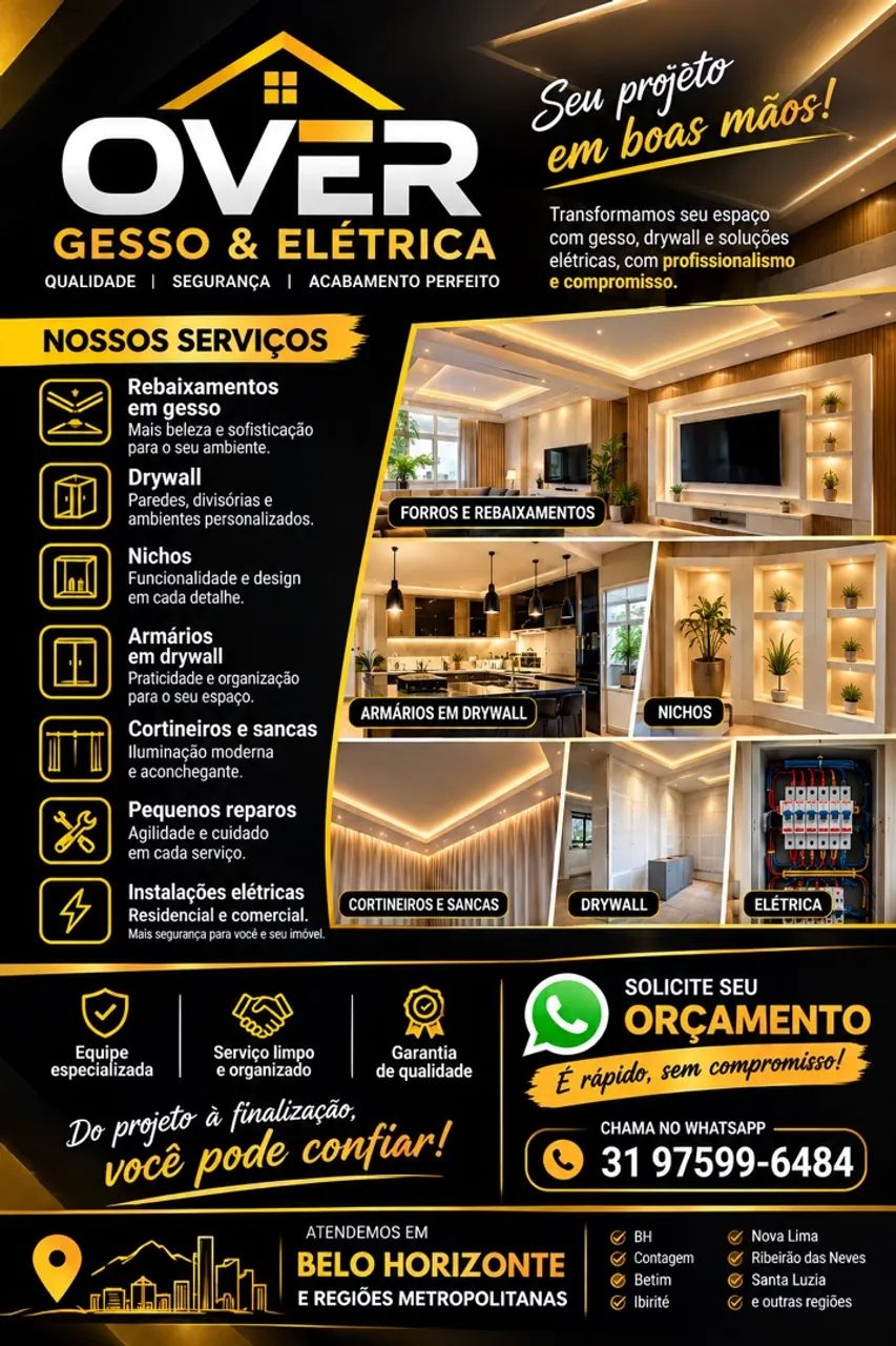 Over Gesso * serviço Gesso em Geral 