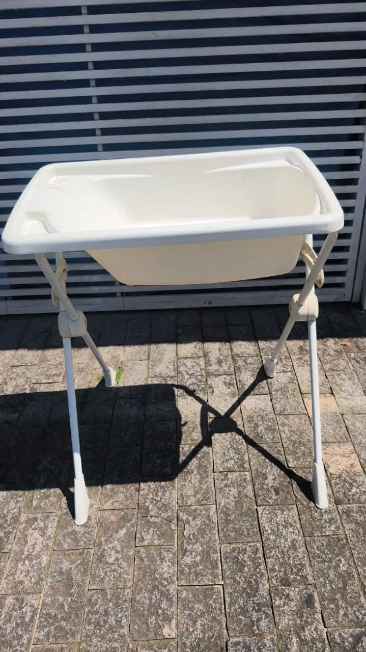 Banheira para bebê - com suporte - Foto 3