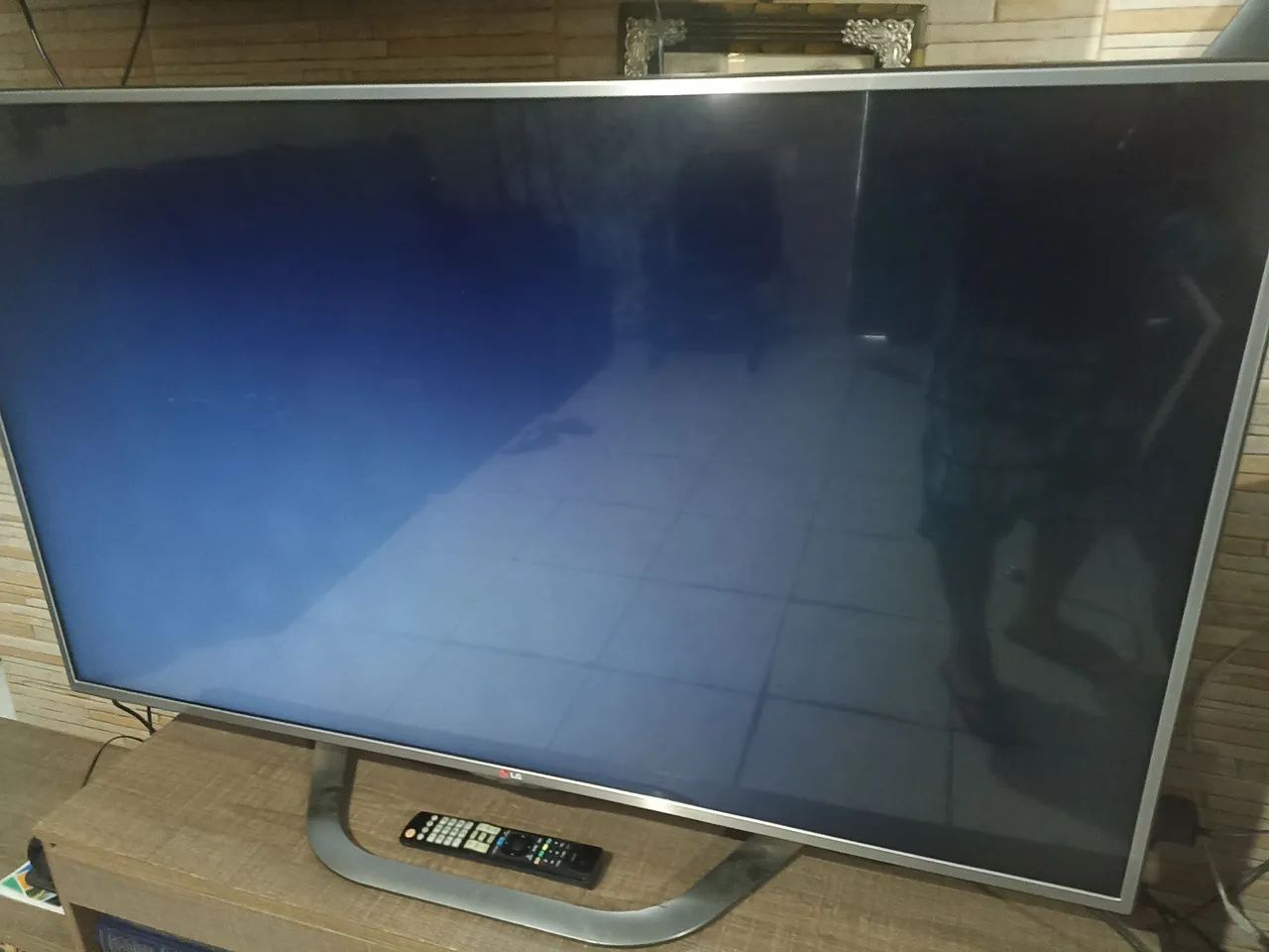 Tv 55 smart liga  sem imagem avalio propostas pra vir buscar 