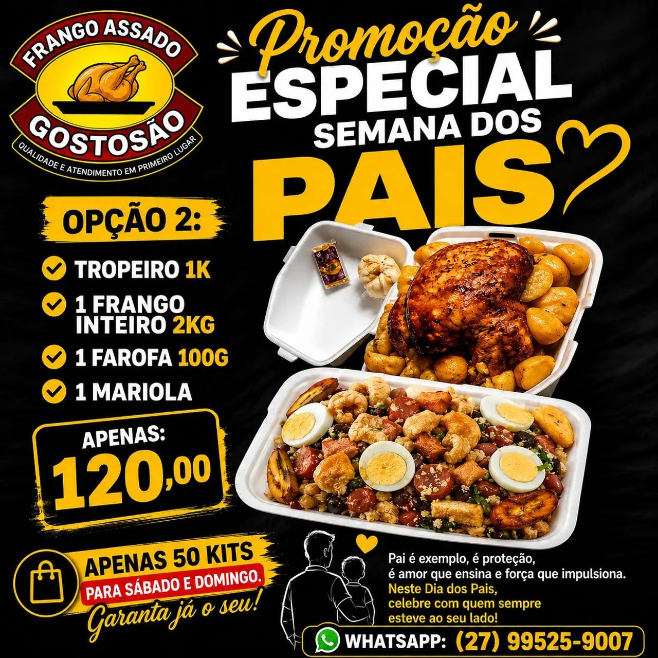 Frango para DIA DOS PAIS  - Foto 3