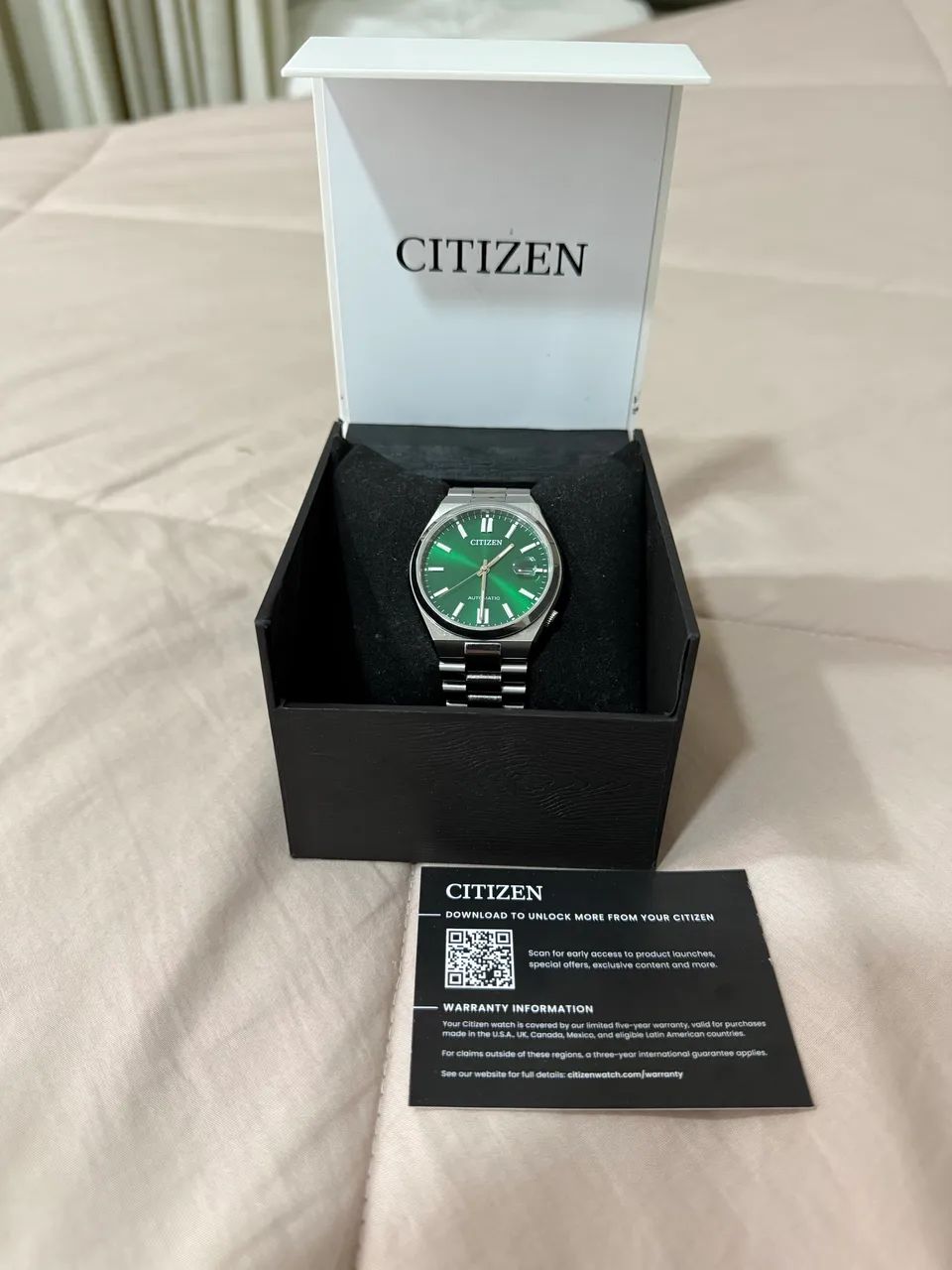 Relógio Citizen Tsuyosa Green dial Automático  - Foto 4