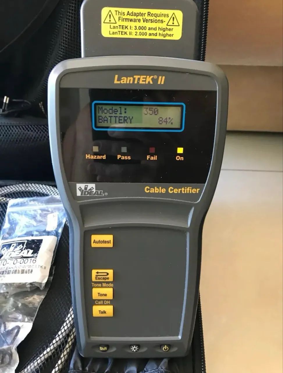 Ideal Lantek II 350 e 500 - Certificadores de rede - Foto 4