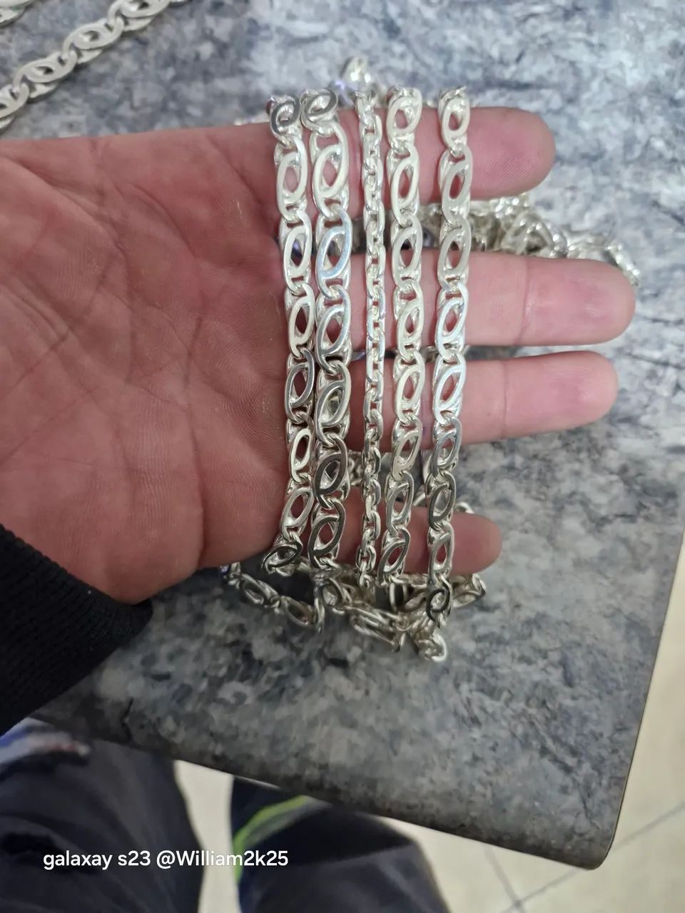 Corrente de prata  - Foto 4