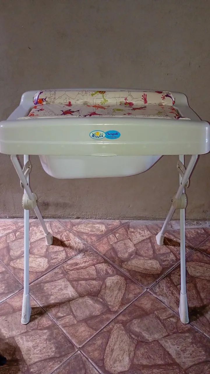 Banheira com trocador