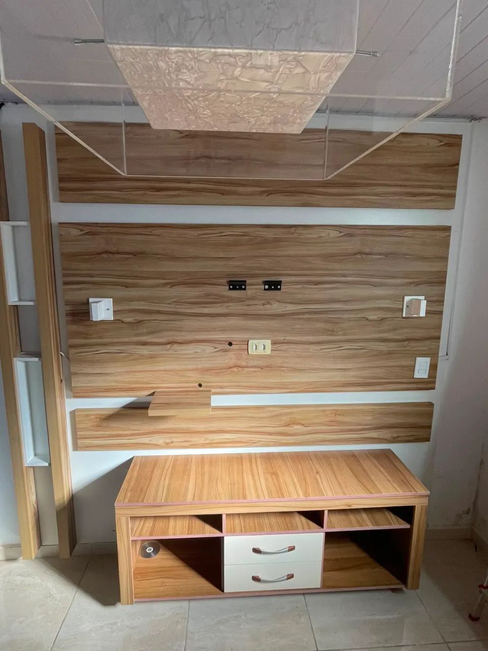 Painel TV com Rack - Foto 3