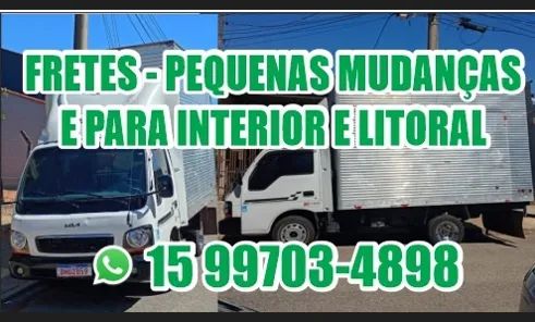 FRETES PEQUENAS MUDANÇAS EM SOROCABA E REGÃO E LITORAL