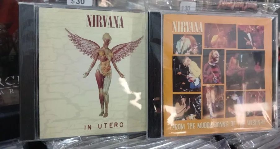 CD NIRVANA IN UTERO+ FROM THE MUDDY LIVE - 120 - CDs, DVDs etc
