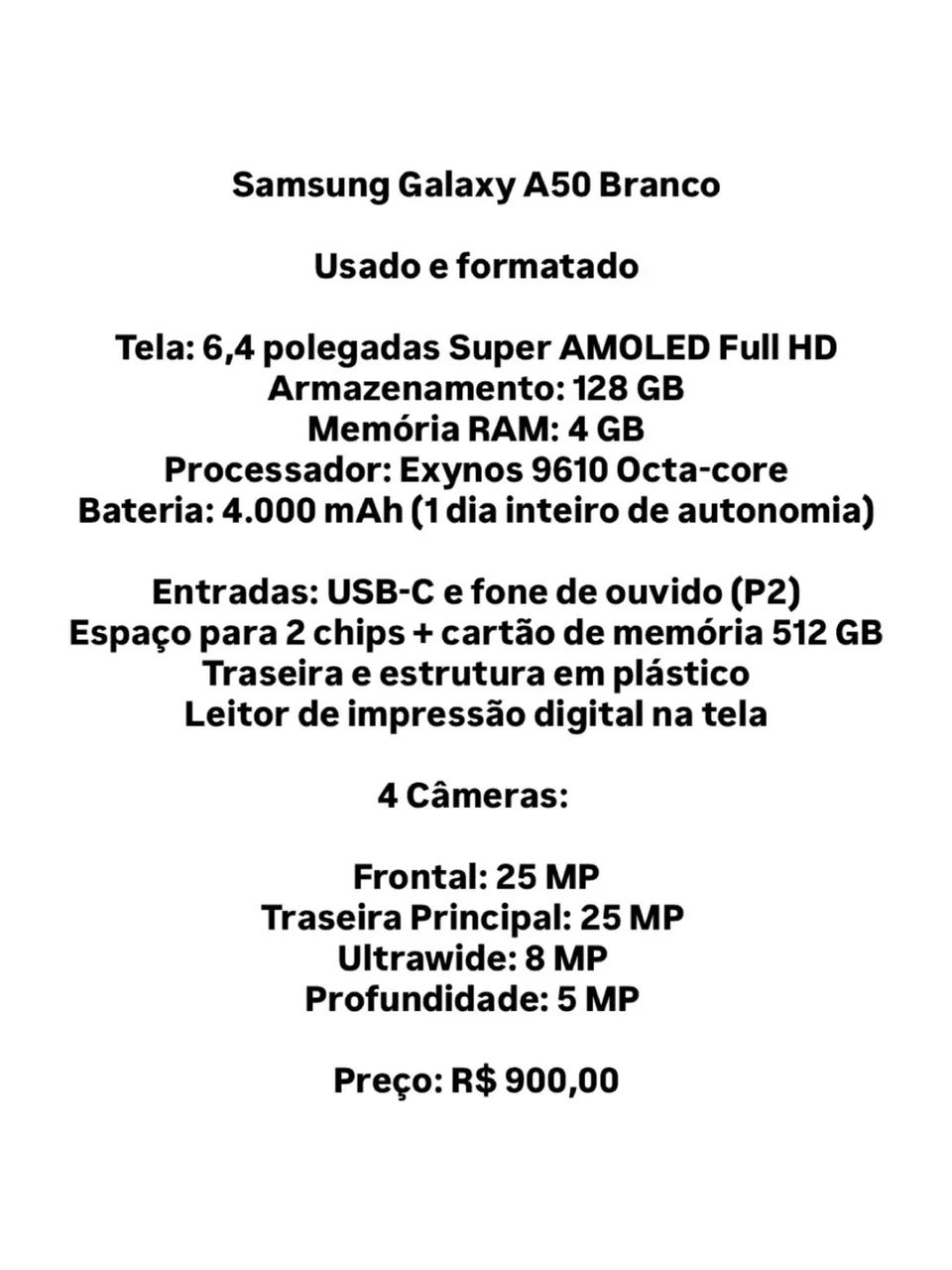 Samsung Galaxy A50 - Foto 2