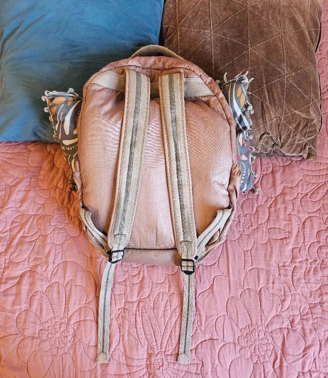 Mochila Kipling Grande Rosê - Foto 2
