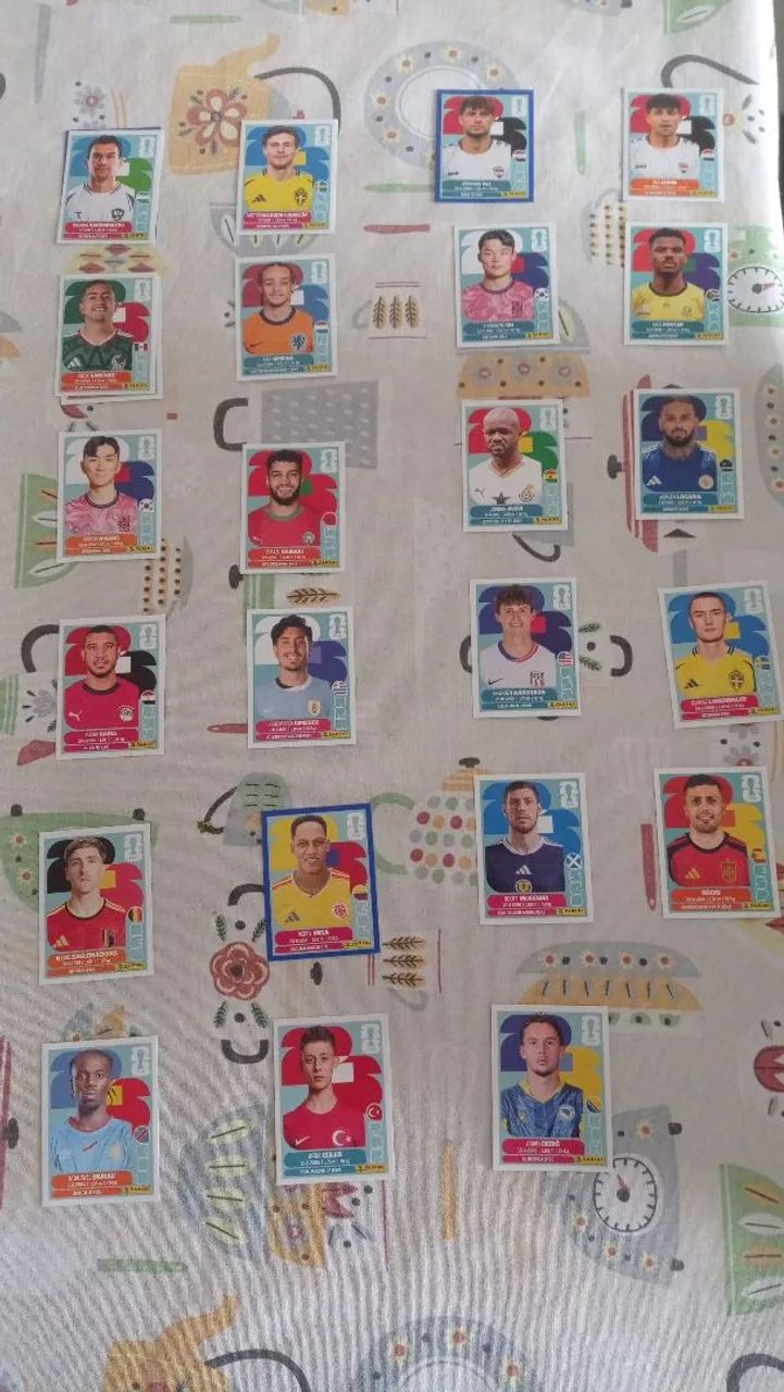 Figurinhas da copa mundo 2026 Borda USA - Foto 2