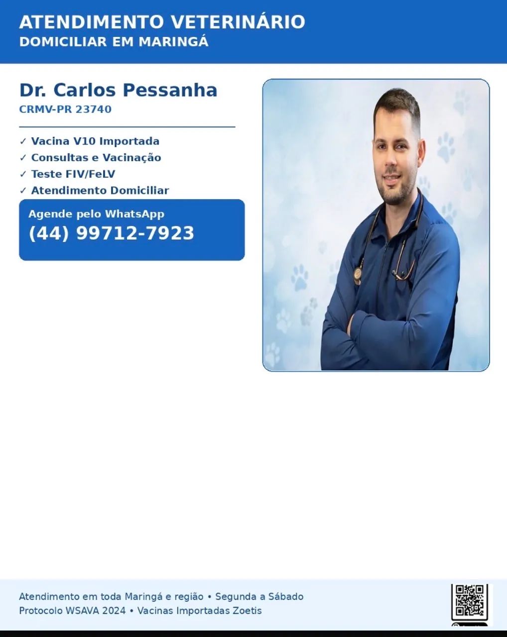 Atendimentos veterinários a domicílio 
