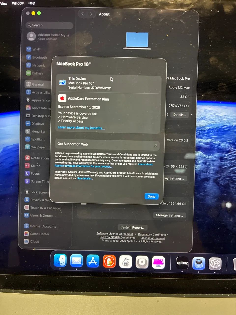 Macbook Pro M2 32gb 1TB HD único dono - Foto 5