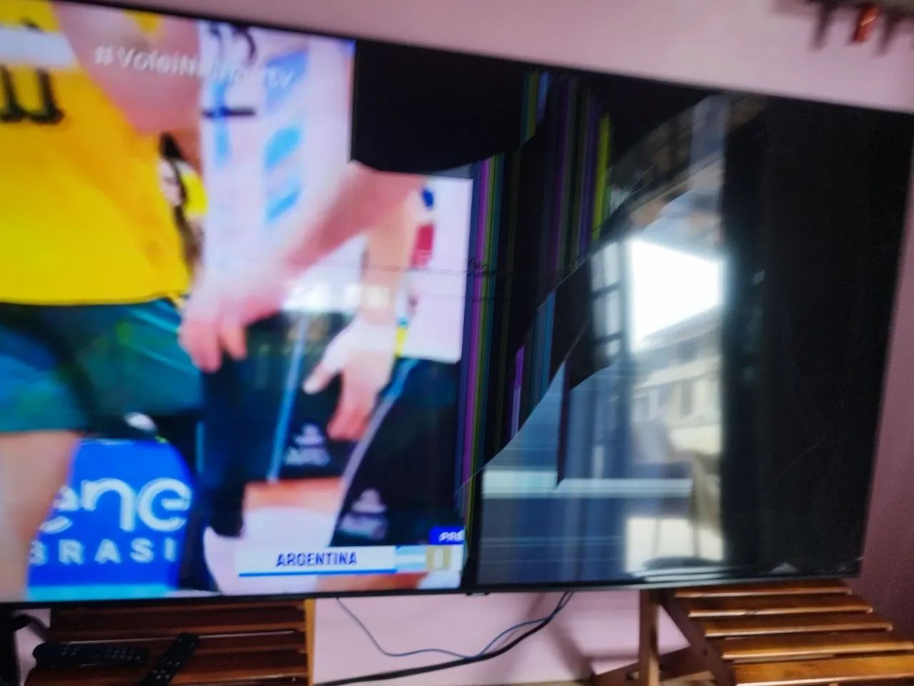 TV SAMSUNG 75 COM TELA QUEBRADA  - Foto 2