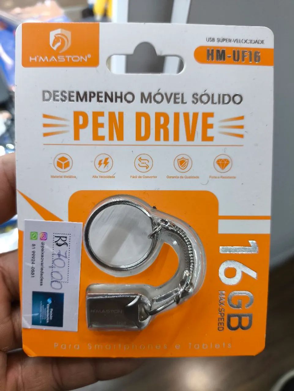 Pen drive 16 GB  Hmaston 