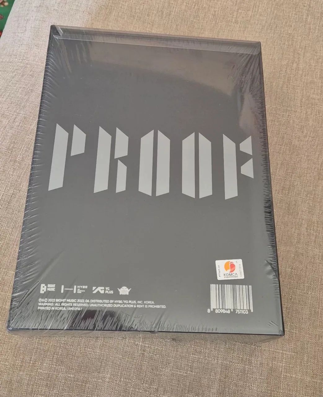 Box Proof BTS lacrado