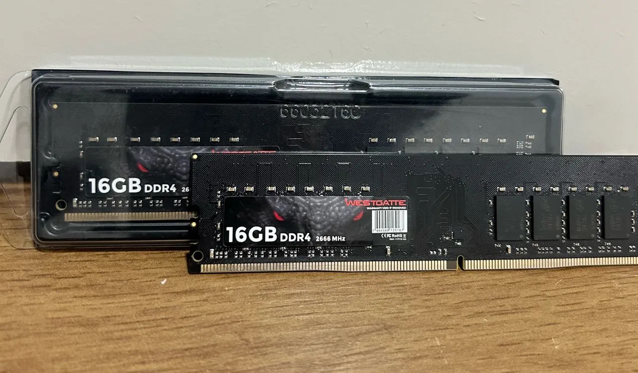 KIT 32GB DDR4 2666 ( 2x16Gb ) - Memória RAM - Gabriela, Feira de
