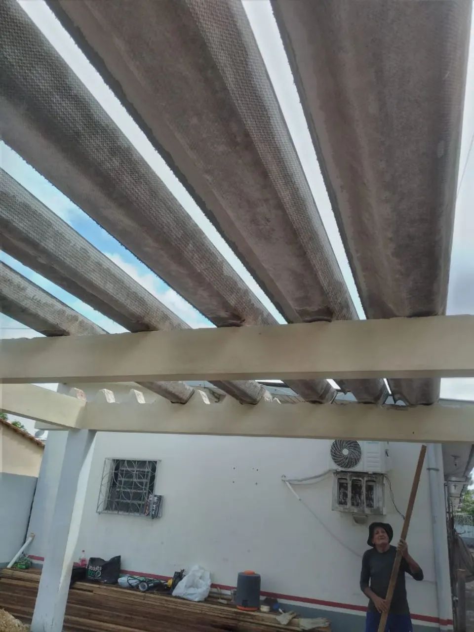 Telhas caneleta