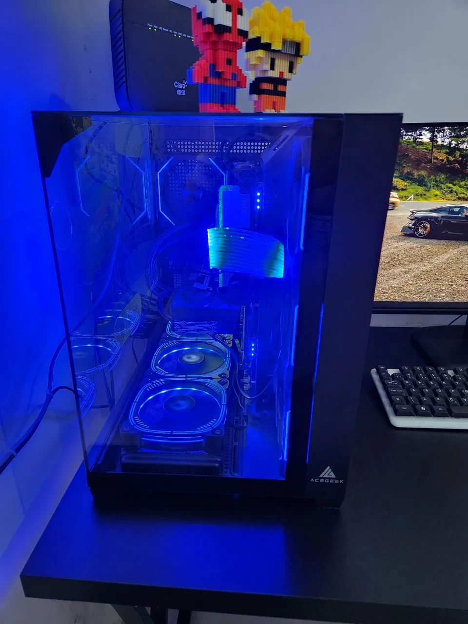 VENDO SETUP GAMER COMPLETO! Ideal para lives e multitarefas. - Foto 4