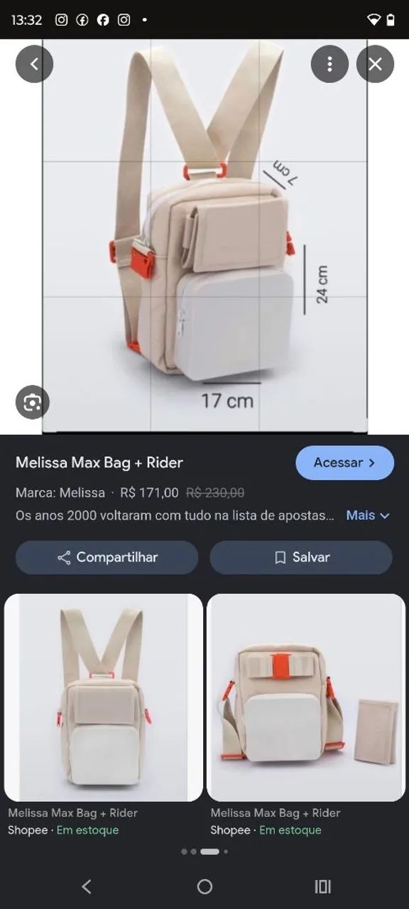 Bolsa melissa original  - Foto 3