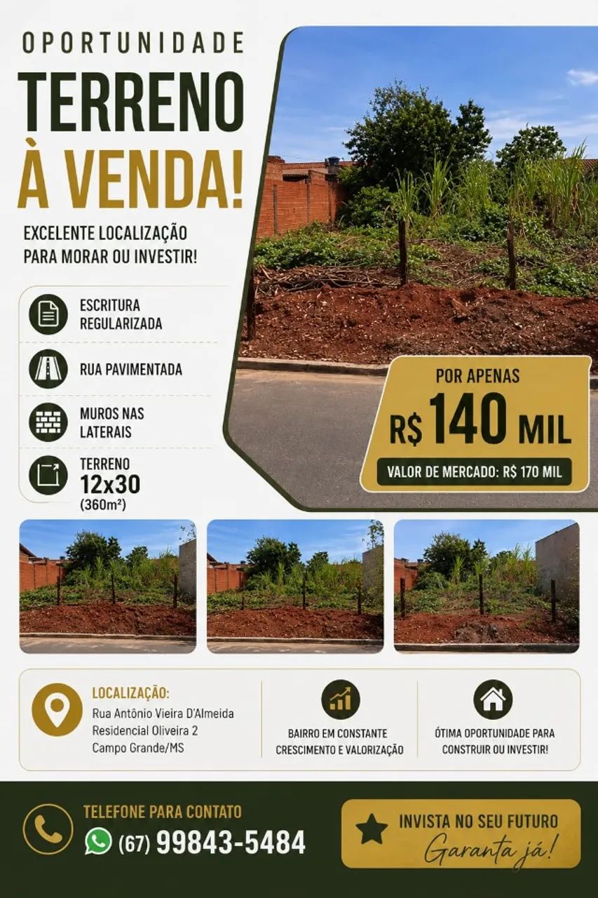 Terreno Campo Grande Ms