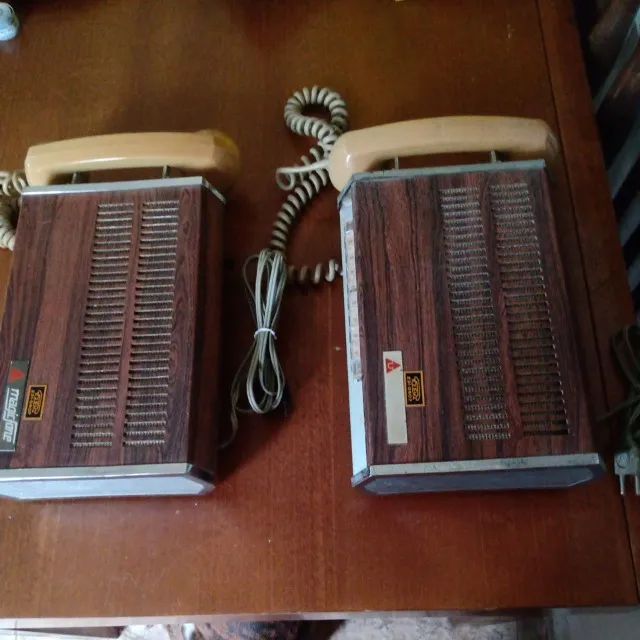 MagicFone Anos 1980 - Par de Telefones de Ramal - Relíquia Vintage - Foto 5