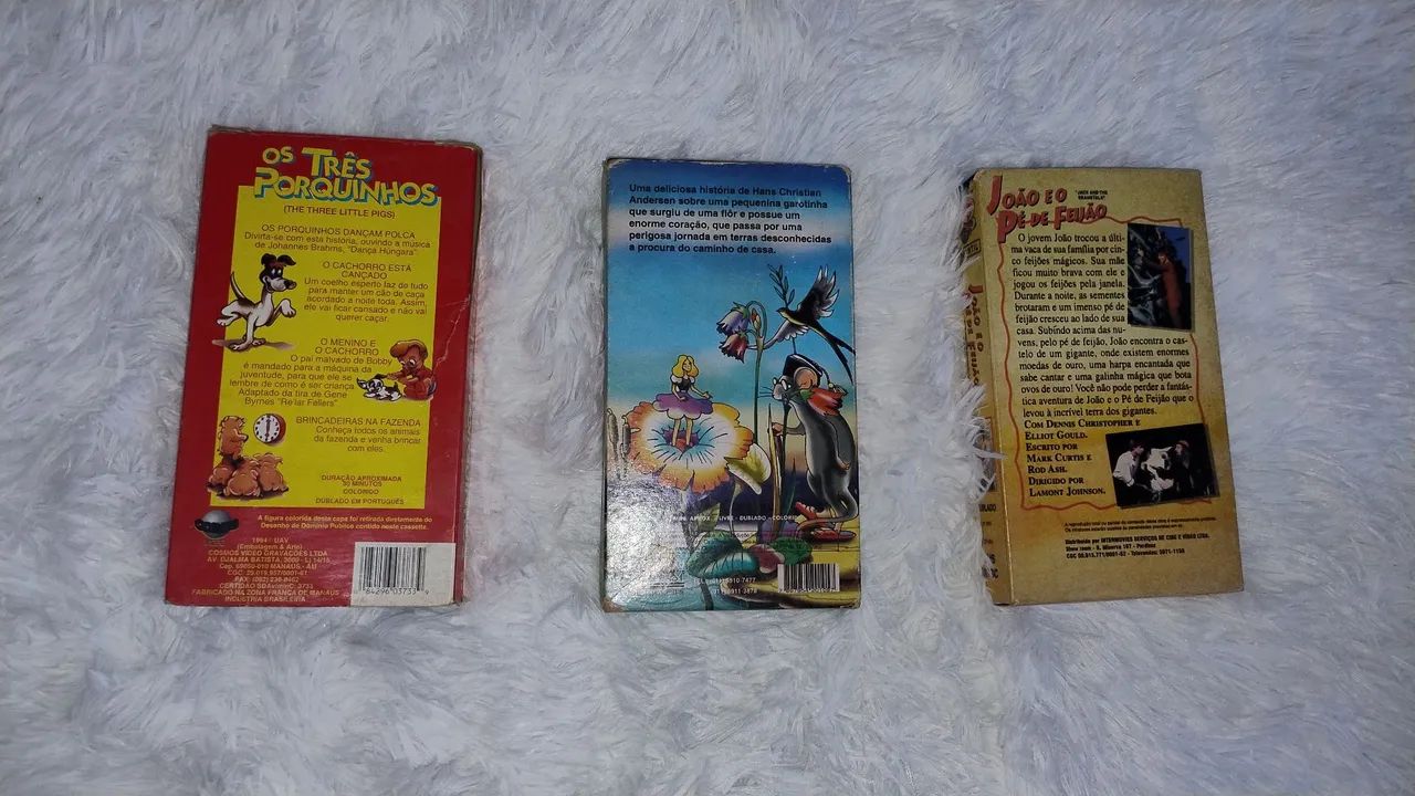 KIT 3 FITAS DE DESENHO INFANTIL  - Foto 2