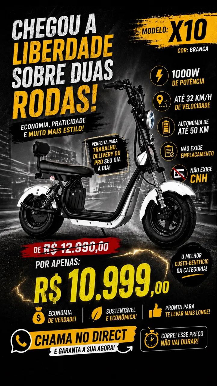 Bicicleta elétrica 