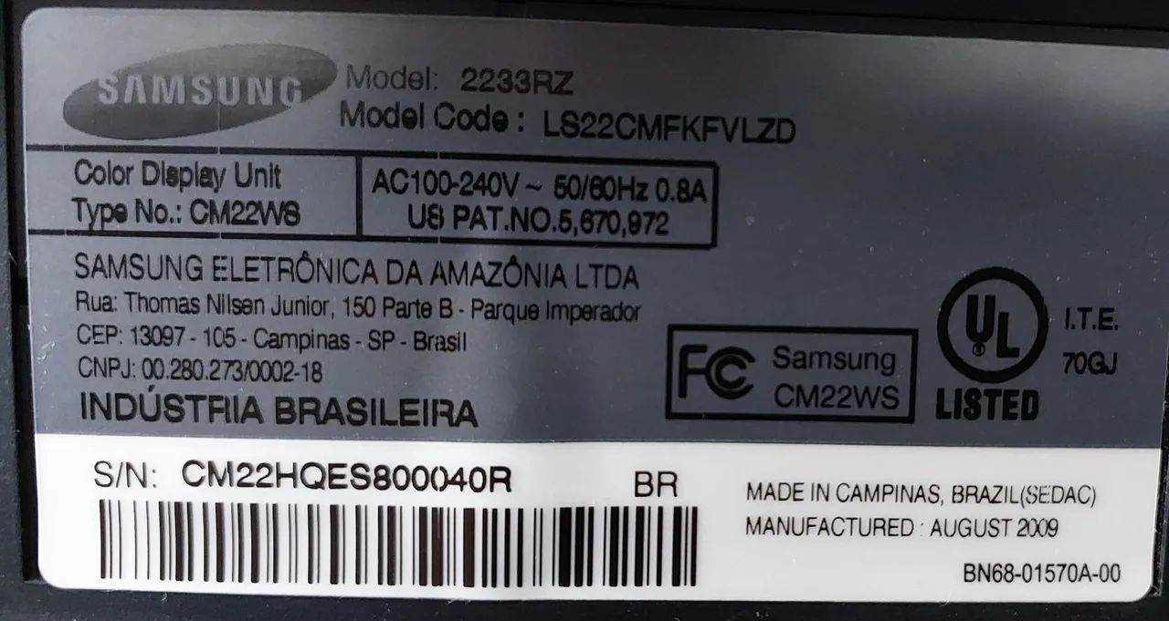 Monitor Samsung 22" - Foto 2