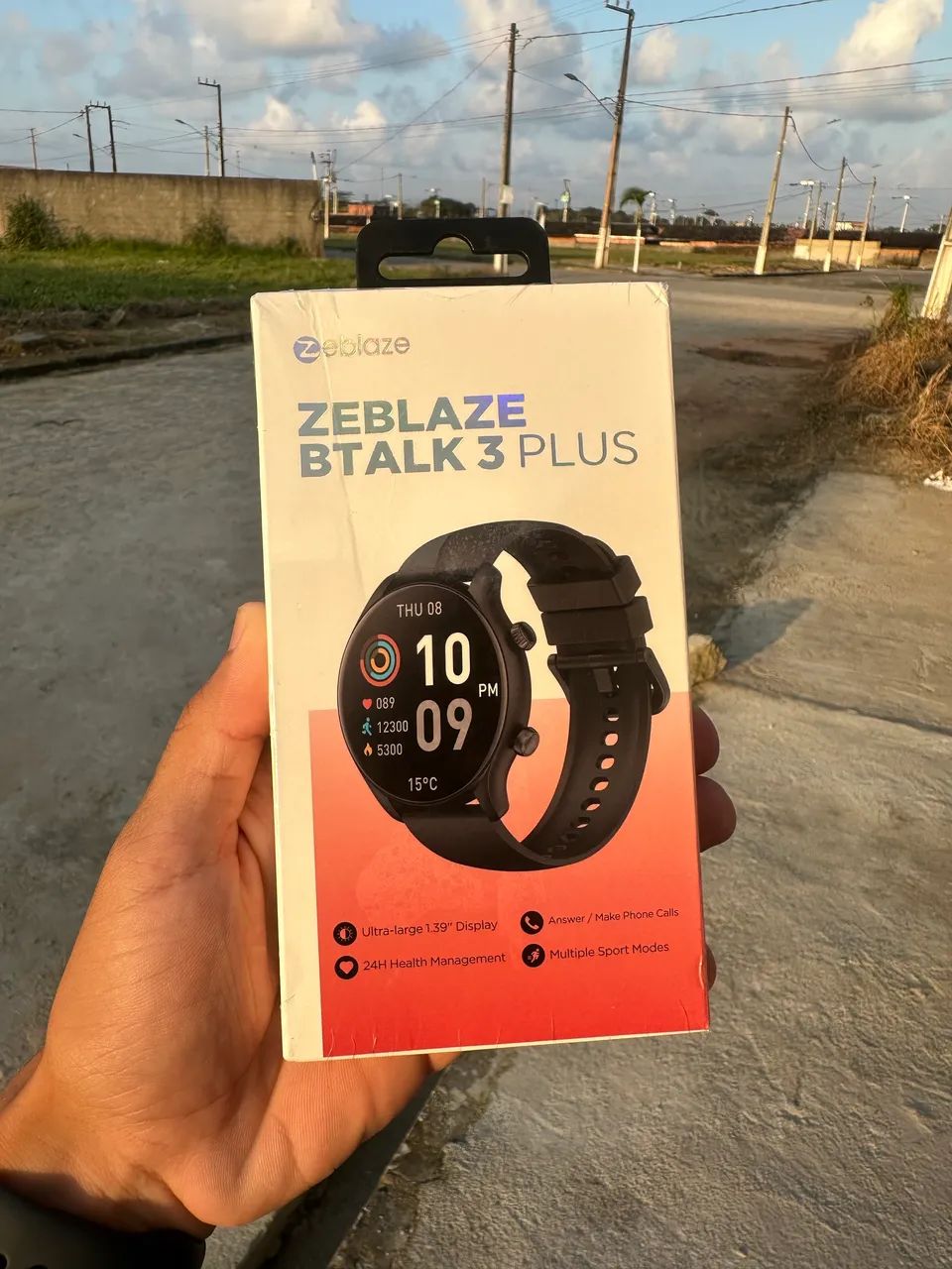 ZEBLAZE BTALK 3 PLUS!! LACRADO!! PROMOÇÃO!!