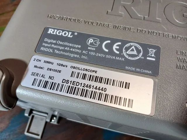 Osciloscópio digital Rigol DS1052E - Foto 4