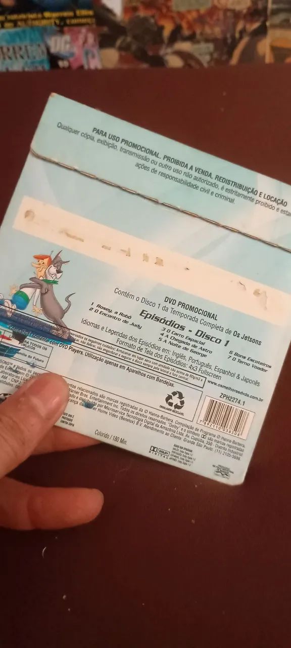 Dvd promocional da Warner Os Jetson disco 1  - Foto 2