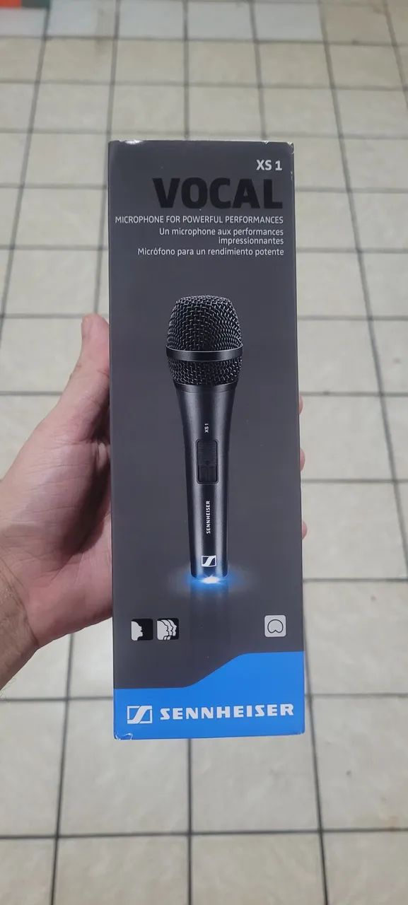 Microfone profissional com fio Sennheiser XS1 + cabo 7,5m - Foto 5