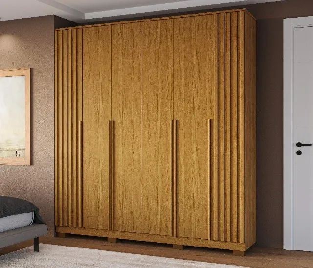 Guarda Roupa 6 Portas Jamile, 100% MDF - ACP - Foto 3