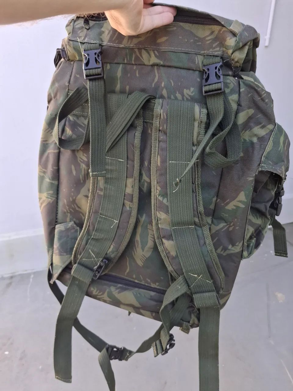 Mochila acampamento 