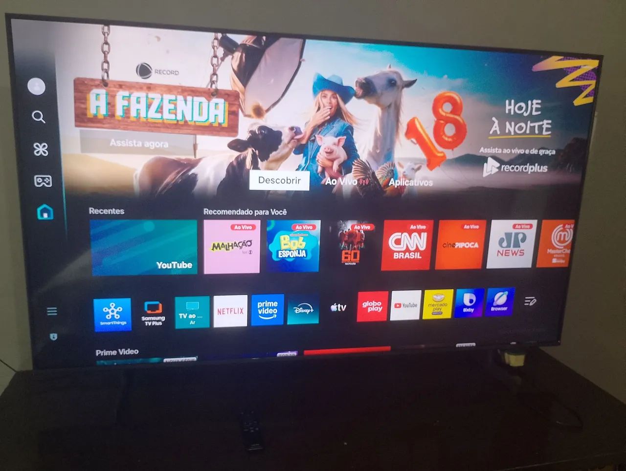 Tv Samsung 55 polegadas 4k cristal UHD nova  - Foto 2
