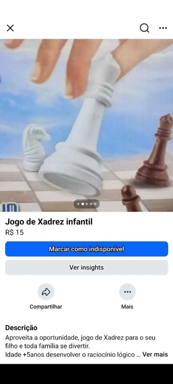Jogo de xadrez  - Foto 2