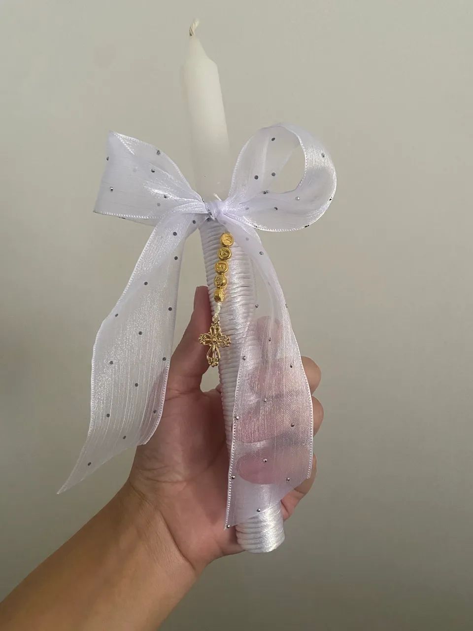 Vela personalizada batizado  - Foto 2