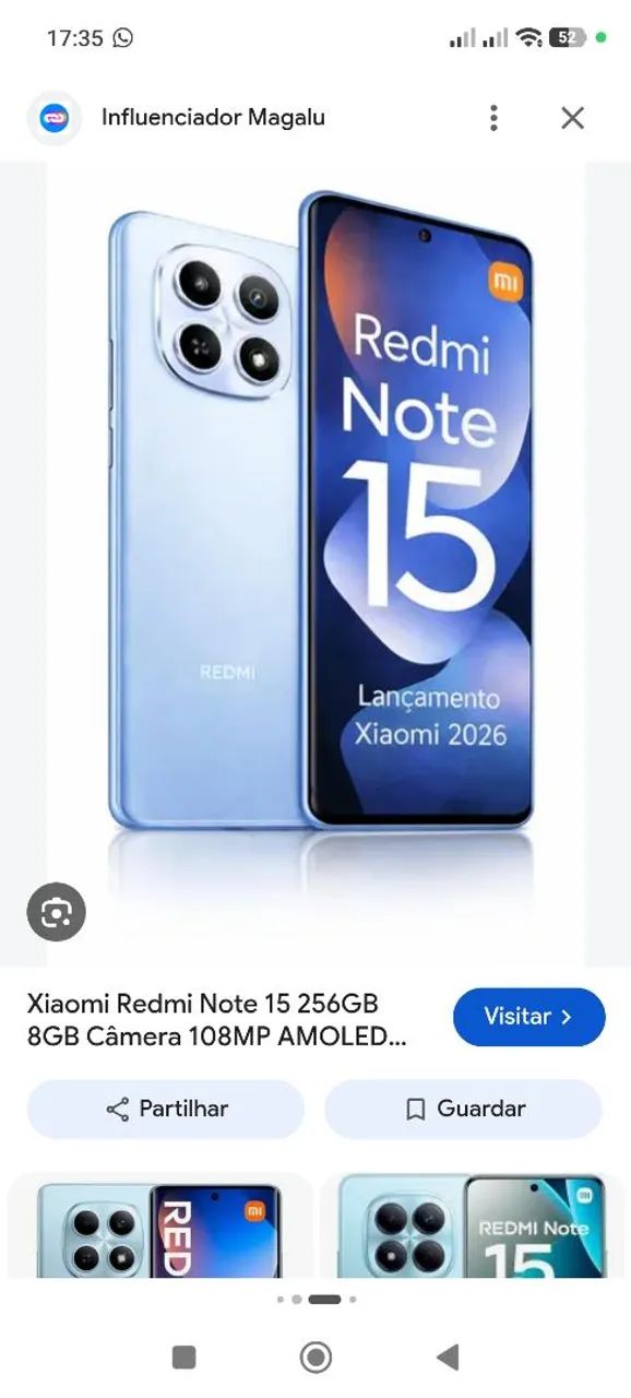 Vendo celular note 15