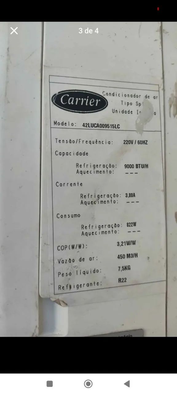 Ar condicionado Carrier  - Foto 3
