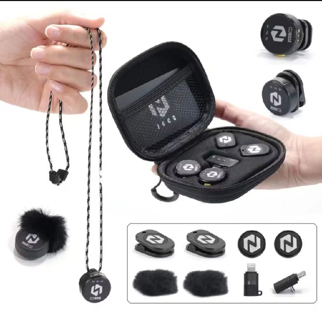Zcco M9 neo microfone lapela novo  - Foto 5