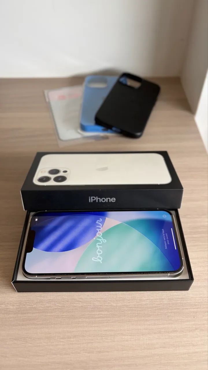 Vendo iPhone 13 Pro Max 256gb Branco - Foto 3
