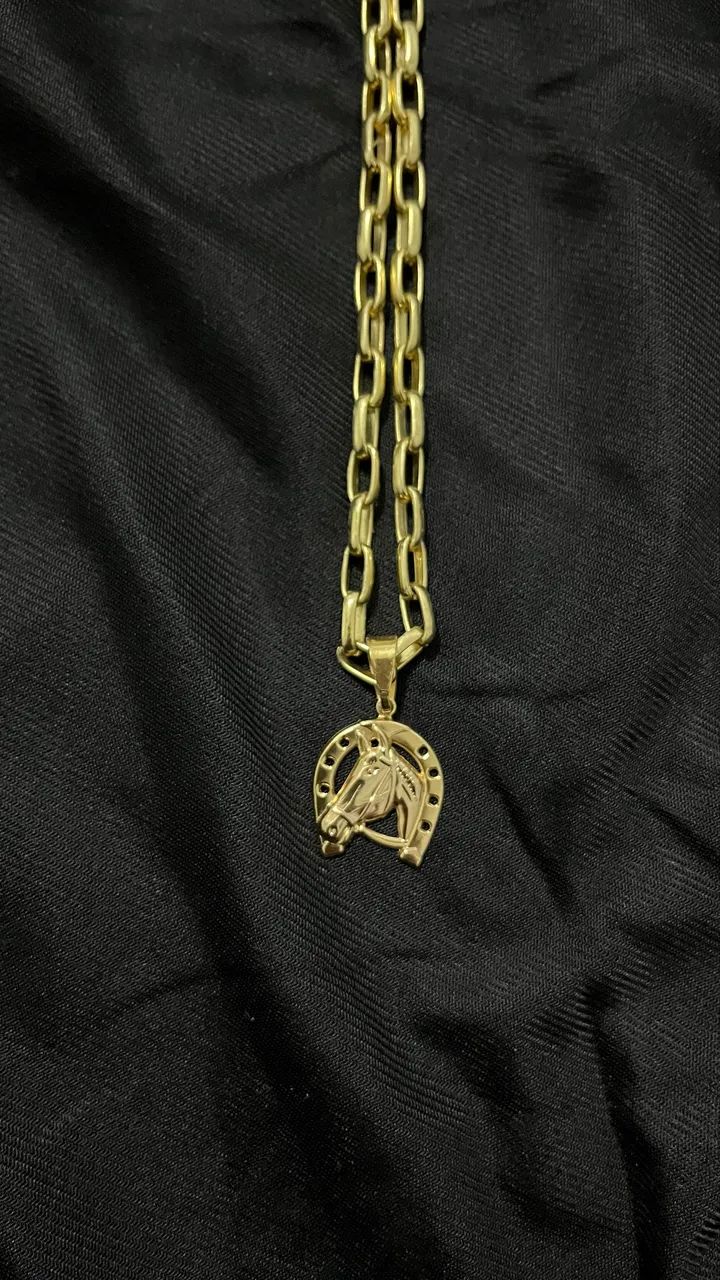 CORDÃO MOEDA ANTIGA - só o luxo  - Foto 3