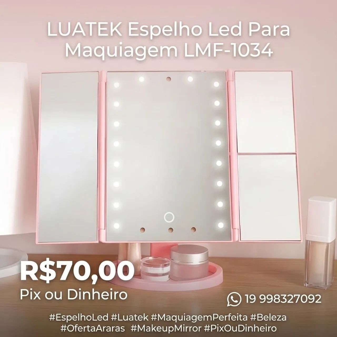 Espelho maquiagem 