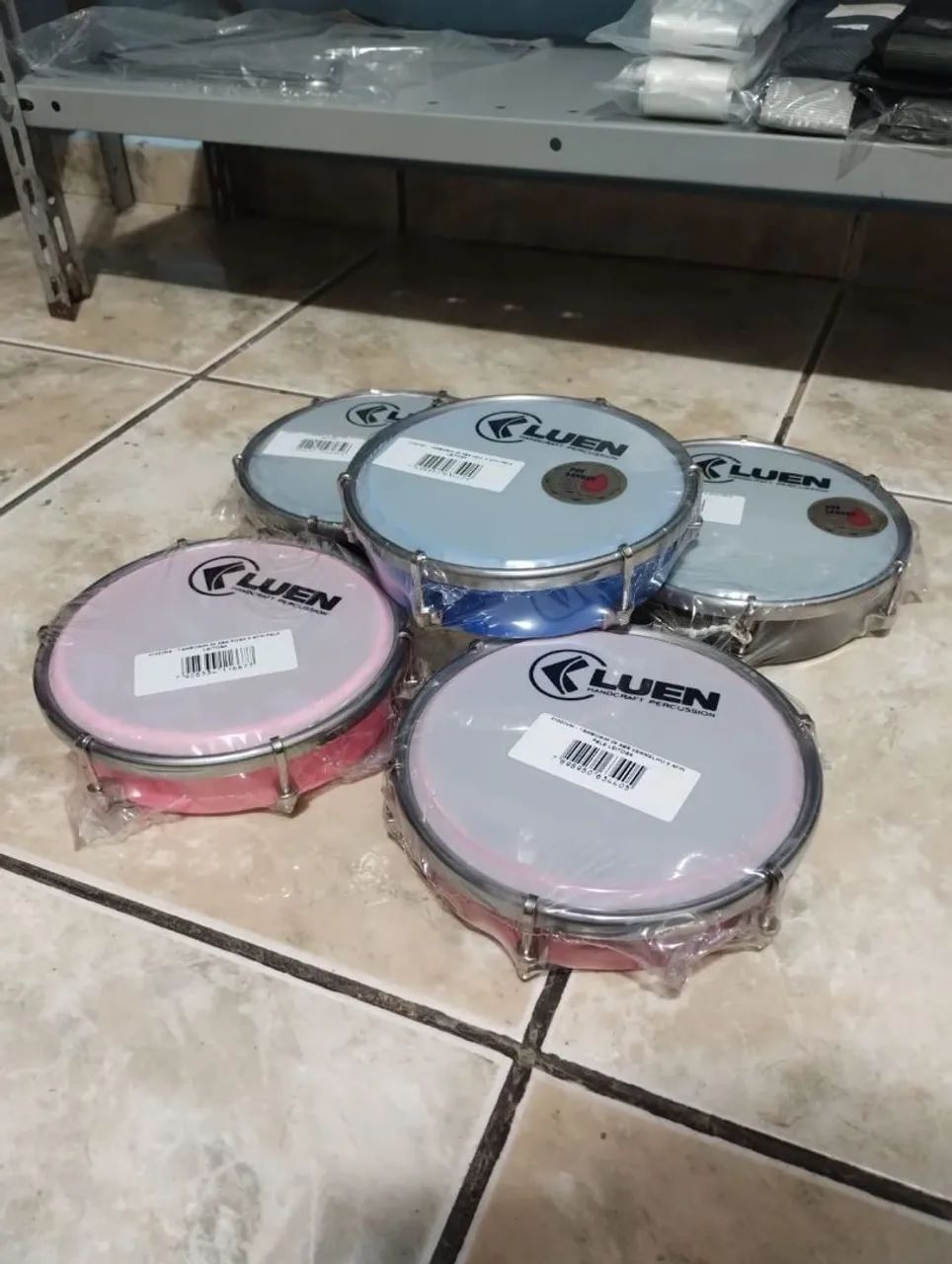 Tamborim 6" polegadas sortidos Luen na promoção  - Foto 5
