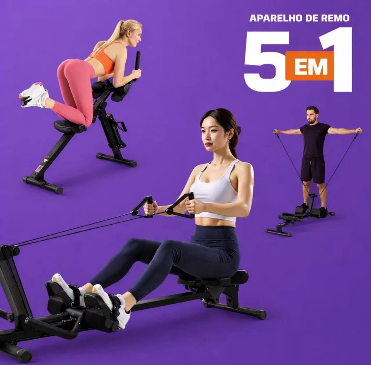Maquina de exercícios- Remo - Foto 2