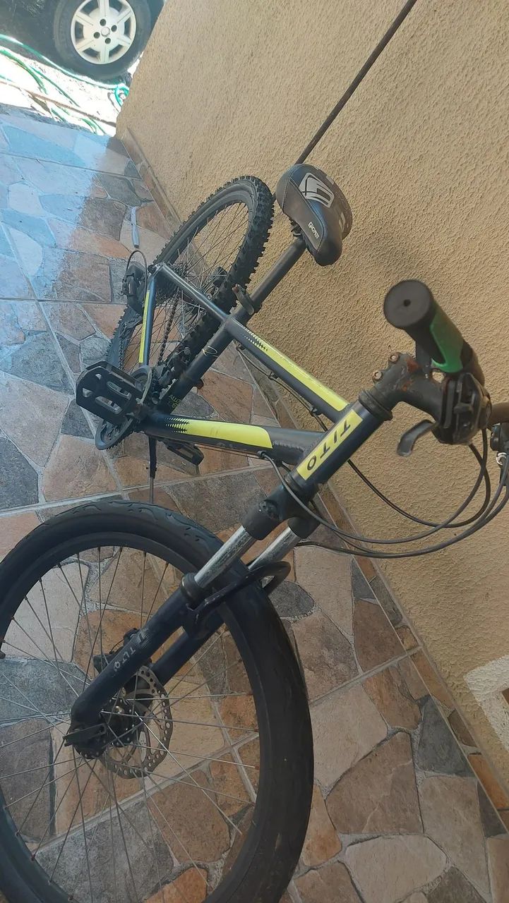 Bicicleta tito aro 24 quadro de alumínio  - Foto 3