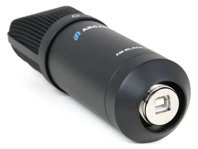 Microfone Condensador USB Arcano AM-BLACK-1